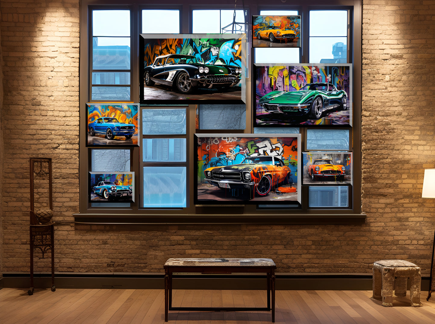 Muscle Car Classics Collection: Street Art Graffiti