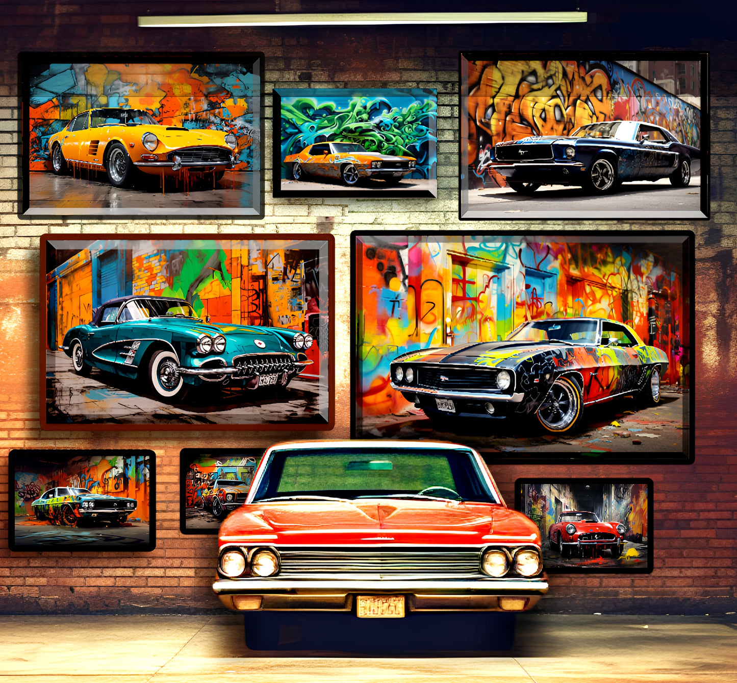 Muscle Car Classics Collection: Street Art Graffiti