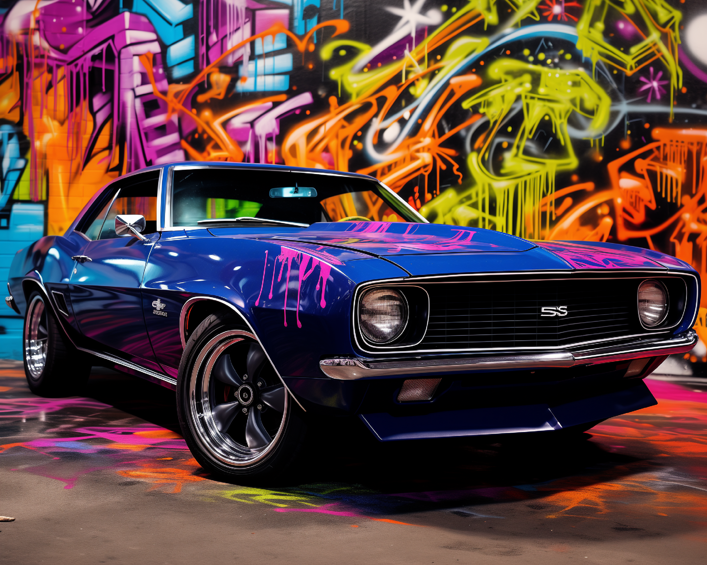 Muscle Car Classics Collection: Street Art Graffiti