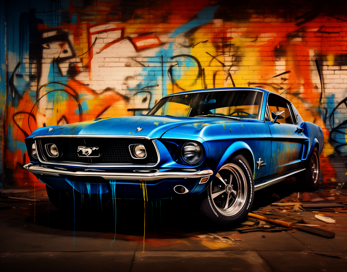 Muscle Car Classics Collection: Street Art Graffiti